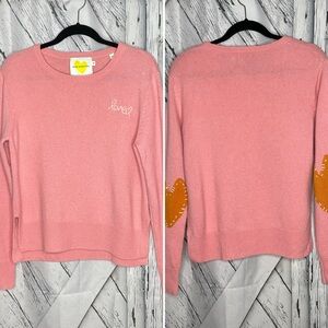 KERRI ROSENTHAL Cashmere LOVED Sweater Pink Size M